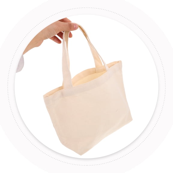 BESTYASH 10-Pack Small Tote Bags with Handles, Reusable Cloth Bags for Daily Commute, Shopping, and Storage