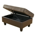 thumbnail image 4 of "JESTOP Fabric Storage Ottoman, Rectangle Upholstered Footstool, 34""", 4 of 7
