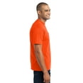 thumbnail image 3 of Port & Company Men's Cotton/Polyester T-Shirt with Pocket - XXXX-Large - Orange, 3 of 6