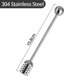 thumbnail image 1 of Miel y jarabe Dipper Stick Server Honey Spoon 304 Varita de acero inoxidable para Honey Pot Jar Containers ZefeiWu 8390615897976, 1 of 1