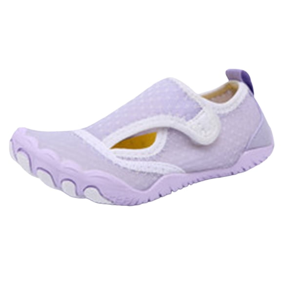 TIREOW Boy's Girl's Barefoot Water Shoes Anti-Slip Lightweight Comfortable Lifting Squat Shoes Aqua Sock Athletic Hiking Water Sports Shoes for Swim Beach Pool Sand Diving Walking