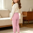 thumbnail image 3 of Maean Little Girls Thermal Leggings Toddler Kids Fall Winter Warm Comfy Bottoms Soft Stretchy Legging, 3 of 7