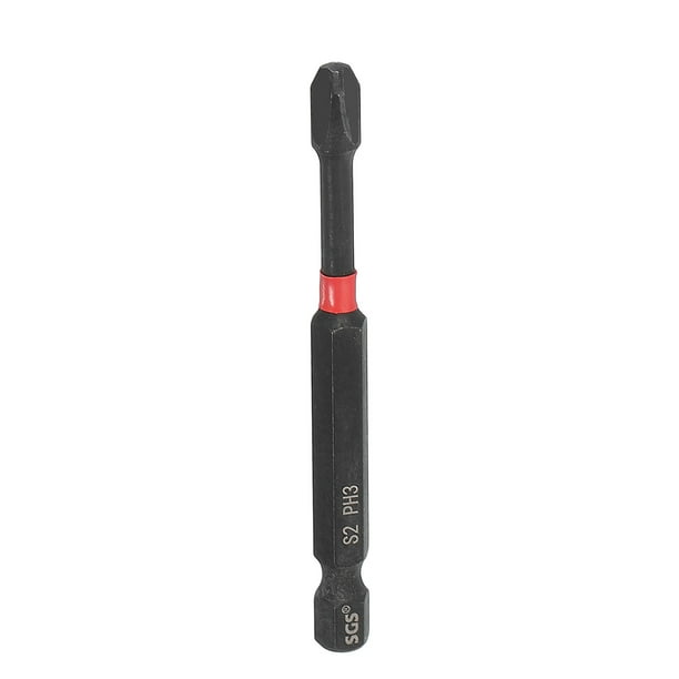 #3 Punta de destornillador Phillips PH3 1/4" Hex 75mm Magnético
