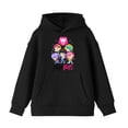 thumbnail image 6 of KPop Demon Hunters Saja Boys Kawaii Chibi Art Boys Black Long Sleeve Hoodie-Small, 6 of 7