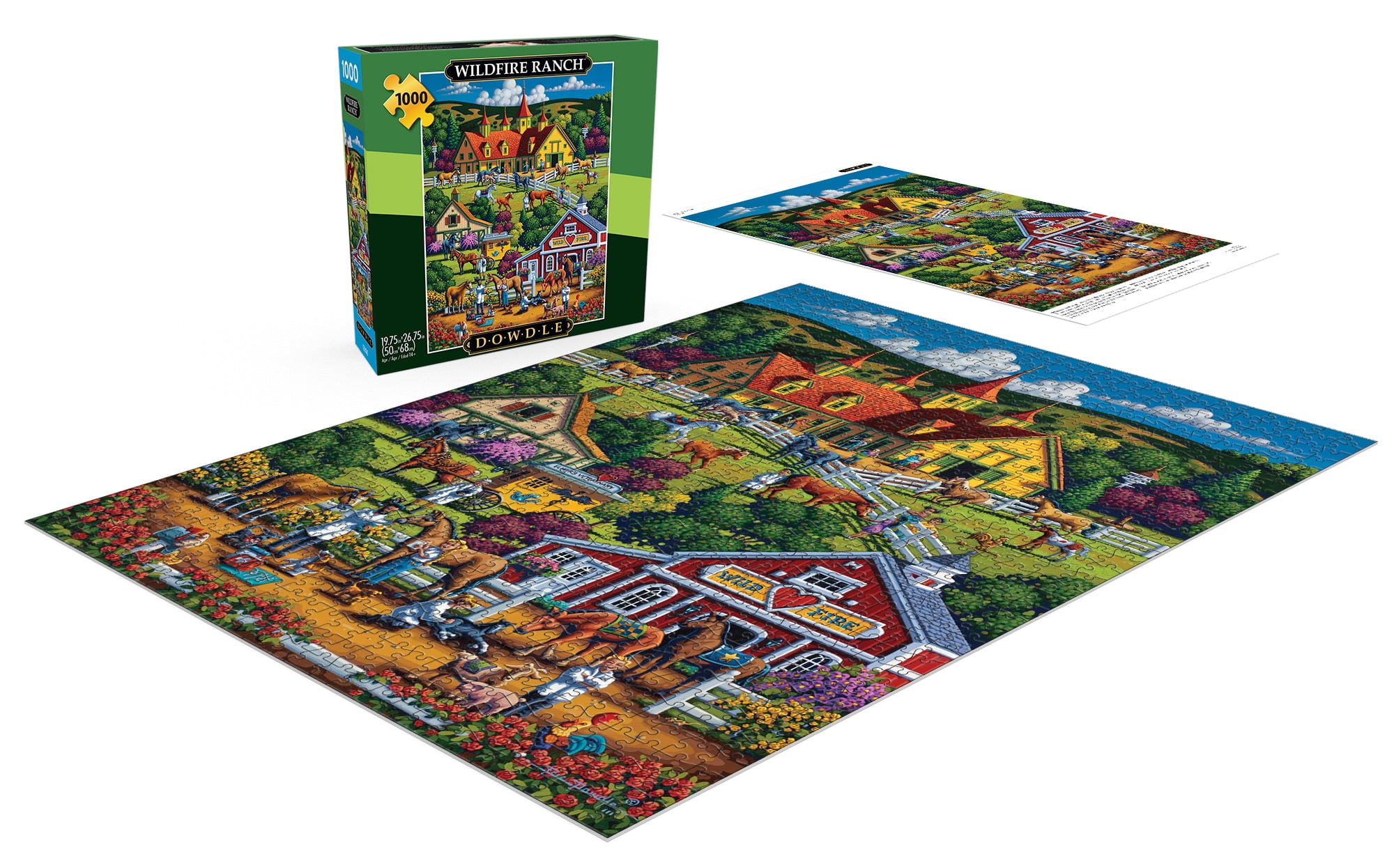 Buffalo Games Le puzzle Wildfire Ranch - en 1000 pièces