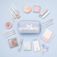 thumbnail image 5 of Lace Floral Pen Bag, Large Capacity Three-dimensional Storage, Outdoor Travel Handbag Makeup Organizer, Versatile Pouch for Stationery and Cosmetics, Topliu, 5 of 7
