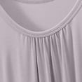 thumbnail image 4 of Elvqul Cotton Pajamas for Women Sleeveless Nightgown for Women in Pack Solid Night Shirts for Women Plus Size White, 4 of 5