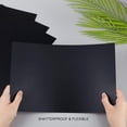 thumbnail image 2 of 6 Sheets Black Plastic Board Sheet ABS Plastic Sheet Durable Plastic Sheet with Protective Film for DIY Modeling Projects Arts and Crafts(19.9x30.1x0.05cm/7.83x11.85x0.02inch), 2 of 8