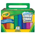 thumbnail image 1 of Crayola 48 Count Outdoor Sidewalk Chalk, 1 of 4