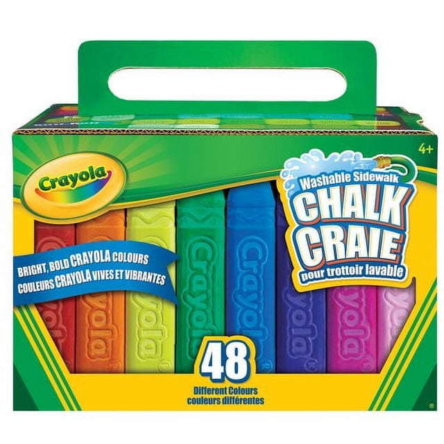 Crayola 48 Count Outdoor Sidewalk Chalk