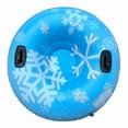 thumbnail image 2 of Snow Tube, Thicken PVC Sledding Tube With Double Reinforced Handle, Deep Seat Rollable For Camping Outing Snow -25 Degrees Celsius , Christmas For Kids And Adults, 2 of 7