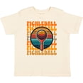 thumbnail image 3 of Inktastic Pickleball Retro Sunset Boys or Girls Toddler T-Shirt, 3 of 5