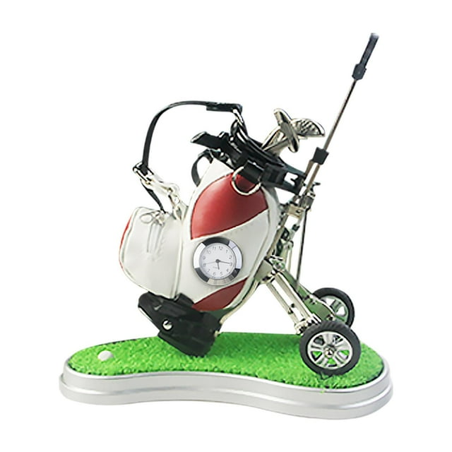 Mini Pluma de Golf DYNWAVEMX Soporte para Escritorio Decoración de Escritorio Rojo