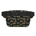 thumbnail image 3 of Easygdp Wasp Cockchafer Butterfly Fanny Packs for Women Men, Belt Bag, Fashion Crossbody Bags, for Workout/Running/Hiking, 3 of 9