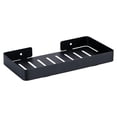 thumbnail image 2 of Jaboneras de pared para baño, acero inoxidable, sin perfora, soporte para jabón, estante para drenaje, ahorro de jabón para cocina, baño, bañera, - NEGRO Soledad Platos de jabón de baño, 2 of 9