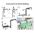 thumbnail image 4 of 4PCS Adjustable Planter Box Brackets, Brackets for Window Boxes Hanging Flower Box Holders, Heavy Duty Wall, 4 of 8