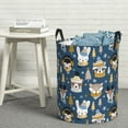 thumbnail image 6 of Goofa Winter Animal Friends Printed Circular Hamper,Laundry Basket with Handles,Storage Baskets Foldable,Large Capacity Laundry Hamper-Small, 6 of 6