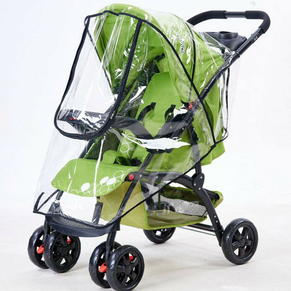 Universal Pushchair Buggy Rain Cover Baby Transparent Stroller Pram Wind Shield