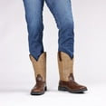 thumbnail image 6 of Traditional Country Boot Embroidered Square Toe Boots Chunky Heel Distressed Work boots, 6 of 8