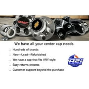 Vision Wheel 8 Lug 420 Locker Center Hub Cap Glossy Black C420GB-8 Also 413 422