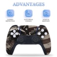 thumbnail image 4 of Skin Sticker for PS5 Slim Standard Disc Digital Edition Console and Controllers Decals for Playstation 5 (Racoon,PS5 Slim), 4 of 5