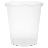 WHAMVOX Clear Wastebasket Trash Can Bathroom Office Trash Can Garbage Container