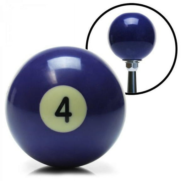 American Shifter Company 96049 Ball 4 Billiard Pool Shift Knob - Solid Purple