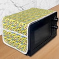 thumbnail image 1 of Surfboard Microwave Oven Cover, Summertime Activities Hobby Fun Leisure Time Theme Beach Surfing Youth, Water Resistant Organizer with Pockets for Kitchen, 36" x 12", Yellow Pink Blue, by Ambesonne, 1 of 1