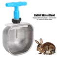 thumbnail image 2 of Greensen 5Pcs Stainless Steel Automatic Rabbit Drinker Nipple Drinking Bowl Waterer Farm Accessory,Automatic Drinker,Rabbit Drinker, 2 of 8