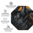 thumbnail image 3 of Pofeuu Full Moon Black Dragon Print Coasters for Drinks, 4Pack PU Leather Coasters, Bar Drink Coasters for Tabletop Protection, Furniture from Damage-Octagon, 3 of 6