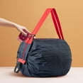 thumbnail image 4 of Bolsa plegable de la compra: bolsa de compra reutilizable de gran capacidad con correa al hombro, nylon resistente a desgarros, portátil y compacta para viajes y supermercados, 4 of 6