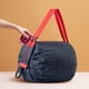 thumbnail image 4 of Bolsa de compras plegable, portátil y reutilizable | Gran capacidad, nailon resistente al desgarro | Una sola correa | Bolsa de supermercado ecológica y lavable para uso diario, 4 of 6