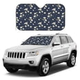 thumbnail image 4 of Bingfone Daisies Flowers Car Windshield Sunshade,Sun Foldable Sun Shield Sun Visor for Car - Small, 4 of 8