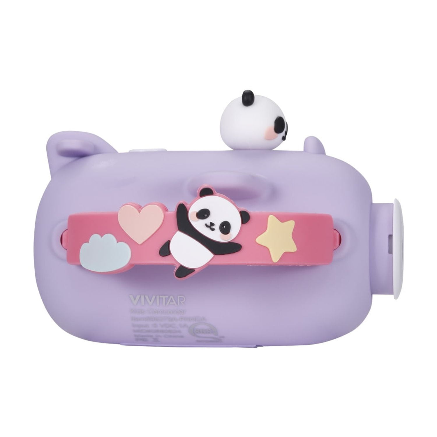 Vivitar Kidztech Camcorder for Kids, Purple Panda Digital Video Camera, Digital Zoom, Micro SD, Single Pack