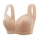 thumbnail image 2 of Gibobby Brasier para mujer Ropa interior pequeña y cómoda para mujer, ropa interior pequeña, fina, sin anillo de, talla grande, sujetador retráctil(Caqui,36), 2 of 4