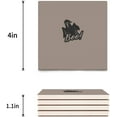 thumbnail image 3 of FMSHPON Happy Halloween Ghost Set of 8 Coaster for Drinks, Absorbent Ceramic Stone Coasters Cup Mat with Cork Base for Home Kitchen Room Coffee Table Bar Decor, 3 of 4