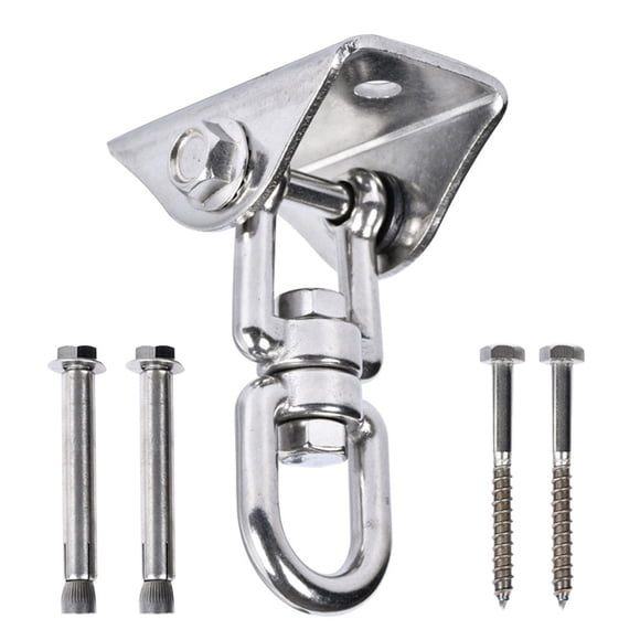 Camping & Hiking Stainless Steel Swivel Hooks for Swing Chairs Kit – Attachment Hardware for Outdoor Seating