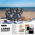 thumbnail image 5 of Balery Space Cars Beach Travel Bag - Water-Resistant, Large Capacity Lightweight Tote with 7 Pockets for Women and Men - Perfect for Beach, Pool, Gym, and Travel, 5 of 7