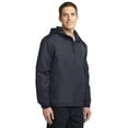 thumbnail image 4 of Port Authority Hooded Charger Jacket-2XL (Battleship Grey), 4 of 5