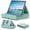 Green, variant on Tablet Pillow Holder, Foldable iPad Stand for Lap, Bed and Desk -Tablet Soft Pad Dock with Pocket & Stylus Mount Compatible with iPad Pro 12.9, 10.5, 9.7 Air Mini 6 5 4 3, Galaxy Tab, E-Reader
