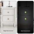 thumbnail image 3 of PhooArto Rainbow and Unicorn Sky 4 PCS Crystal Glass Cabinet Knobs, Drawer Kitchen Cabinets Dresser Cupboard Wardrobe Pulls Handle - Glowing in the Dark, 3 of 7