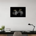 thumbnail image 4 of HFDF Lion Pictures Wall Art Black and White Animals Posters Wall Decor Modern Lion with the Crown Pictures Prints Artwork Living Room Home Office Decoration Ready to Hang- 18x12inch Framed, 4 of 6