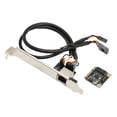 thumbnail image 3 of Mini PCI E Gigabit Ethernet Card 1000Mbps Gold Pin Efficient Heat Dissipation RJ45 LAN NIC Card Mini PCIE NIC for PC, 3 of 14