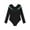 Light Green, variant on YiZYiF Girls V Neck Glitters Decor Long Sleeve Dance Leotard Workout Training Bodysuit,Sizes 6-16