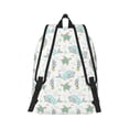 thumbnail image 2 of Rateoe Whale And Turtle Pattern Canvas College Laptop Backpack,Travel Daypack,Durable Rucksack Travel Notebook Bag School Backpack Book Bag for Men Women-Small, 2 of 7