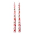 thumbnail image 2 of chaungfeng 2Pcs Rose Print Taper Candles, 10" Pink Valentine Rose Decorative Candles Long Unscented Candle Sticks for Birthday Wedding Anniversary Party Home Table Decor, 2 of 7
