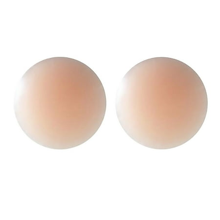 

Tangnade Ladies casual underwear bra 10x Reusable Silicone Petal Adhesive Nipple Cover Invisible Bra Pad Pasties New Khaki One size