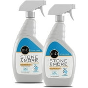 MB-5 Stone & More 2 Pack All Purpose Cleaning Spray Kitchen Counter Cleaner Spray for Marble and Granite No Streak Formula for Stone, Glass, Granite, Ceramic, Corian, Porcelain (2x 32 oz)