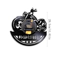 thumbnail image 3 of YOHAVEN Vinyl Record Motorcycle Wall Clock, Silent Modern Decorative Wall Clock for Living Room, Bedroom, Office, Garage, Home Holiday Party Gift Decor, 3 of 3