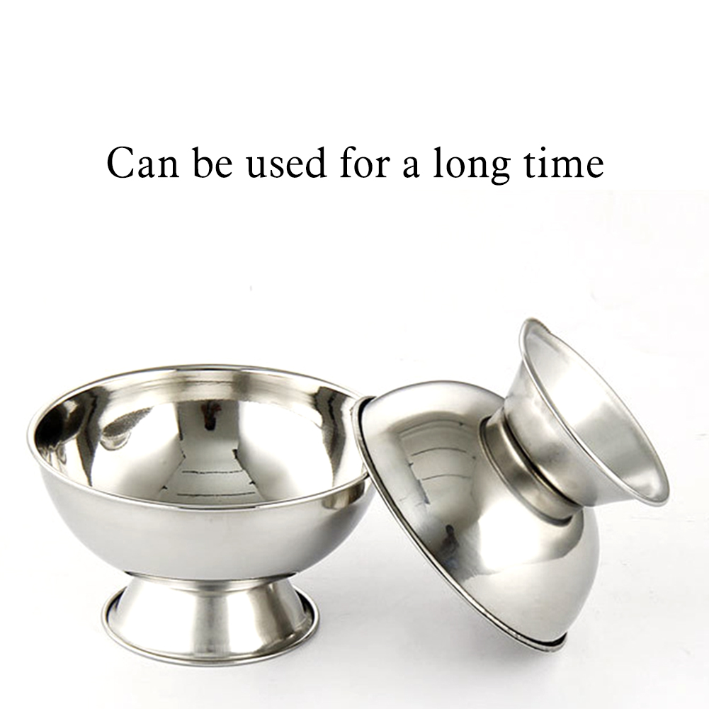 Stainless Steel Men's Shaving Soap Bowl Wet Shaving Cup